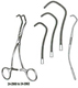 MILTEX DEBAKEY-DERRA Anastomosis Clamp, 6-1/4" (15.9 cm), small jaws. MFID: 24-2960