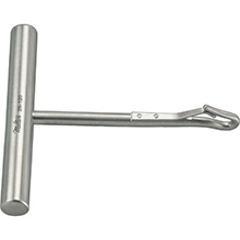 MILTEX GIGLI-STRULLY Saw Handle, 2-1/2" (62.5mm), T-Shape, Rigid, with Snap-Lock, Pair. MFID: 26-120