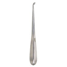 MILTEX SPRATT Bone Curette, angled, oval cup, Size 00, 9" (22.9cm). MFID: 26-1728