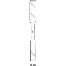 MILTEX SCOVILLE Spatula, 8" (20.3 cm), malleable ends 5/8" (1.6 cm) & 7/8" (2.2 cm) wide. MFID: 26-700