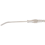 MILTEX ADSON Suction Tube, 6" (155mm) curved, with stylet, and finger valve , Diameter (3.5mm) 11 Fr.. MFID: 26-780