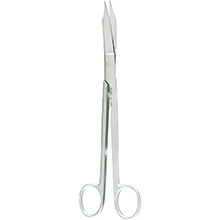 MILTEX MARTIN Cartilage Scissors, 7-3/4" (200mm), Curved, Serrated. MFID: 27-1000