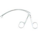 MILTEX Tendon Pulling Forceps, 5" (127mm), Curved Shaft, Serrated Jaws. MFID: 27-1016