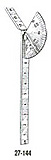 MILTEX POLK Finger Goniometer, 5-3/4" (146.5mm), Graduated in Inches and Centimeters. MFID: 27-144