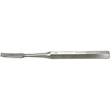 MILTEX HIBBS Osteotome, 9-1/2" (243mm), Curved, 6mm Wide Blade. MFID: 27-438C