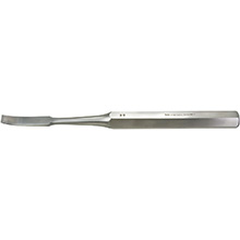 MILTEX HIBBS Osteotome, 9-1/2" (243mm), Curved, 10mm Wide Blade. MFID: 27-440C
