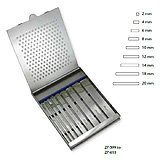 MILTEX SWISS Pattern Osteotome, 5" (127mm), Straight, 2mm wide. MFID: 27-599