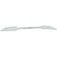 MILTEX PUTTI Bone Rasp, 10-1/2" (26.7 cm), flat ends, one side curved on flat, other one curved sideways. MFID: 27-700