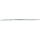 MILTEX PUTTI Bone Rasp, 12" (30.5 cm), round & half-round tapered curved ends. MFID: 27-702