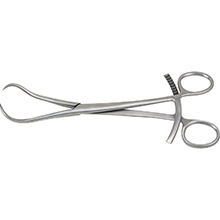 MILTEX Bone Reduction Forceps , 8" (204mm), Curved, With Ratchet. MFID: 27-95