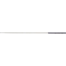 MILTEX BARR Fistula Probe, 8" (20.3 cm) sterling shaft, eye at tip, 11-1/2" (29.2 cm) overall. MFID: 28-104