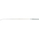 MILTEX PRATT Rectal Probe, with 7-3/4" (19.7 cm) sterling shaft, 11" (27.9 cm) overall. MFID: 28-108