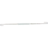 MILTEX BARR Crypt Hook, 10" (25.4 cm), short & long hook ends. MFID: 28-140