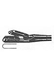 MILTEX YEOMAN Biopsy Forceps with Rotating Shafts, straight 4 X 8 mm bite, basket, ring handle, 14" (35.6 cm) shaft length. MFID: 28-302