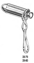 MILTEX CHELSEA EATON Anal Speculum, Small, 2-3/4" (70mm) Long x 7/8" (22mm), Outer Diameter. MFID: 28-79