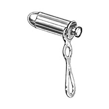 MILTEX CHELSEA EATON Anal Speculum, Small, 2-3/4" (70mm) Long x 7/8" (22mm), Outer Diameter. MFID: 28-79