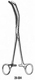 MILTEX HERRICK Kidney Pedicle Clamp, 9-1/2" (240mmcm), Double Angled Jaws, Serrated. MFID: 29-304