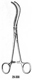 MILTEX MAYO (GUYON) Vessel Clamp, 9-1/4" (235mm), double curved jaws, serrated. MFID: 29-308