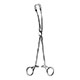 MILTEX SCHROEDER Uterine Vulsellum Forceps, 10" (25.4 cm), curved on flat. MFID: 30-1005