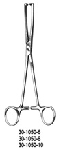 MILTEX MUSEUX Uterine VULSELLUM Forceps, 9-1/2" (24.1 cm), straight, 10 mm jaws, 2 X 2 teeth. MFID: 30-1050-10