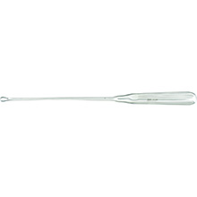 MILTEX SIMS Uterine Curette, 11" (27.9 cm), sharp blades on malleable shank, size 00. MFID: 30-1205-0