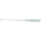 MILTEX SIMS Uterine Curette, 11" (27.9 cm), sharp blades on malleable shank, size 1. MFID: 30-1205-1