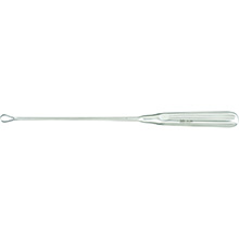 MILTEX SIMS Uterine Curette, 11" (27.9 cm), sharp blades on malleable shank, size 2. MFID: 30-1205-2