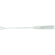 MILTEX SIMS Uterine Curette, 11" (27.9 cm), sharp blades on malleable shank, size 5. MFID: 30-1205-5