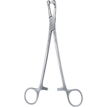 MILTEX GAYLOR Uterine Biopsy Forceps, 8-1/2" (21.6 cm), straight shank, curved jaws, 5 mm bite, interfitted cups. MFID: 30-1400