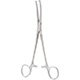 MILTEX LONG Hysterectomy Forceps, 7-1/2" (19.1 cm), longitudinal serrations, 1 X 2 teeth, curved. MFID: 30-1730