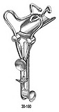 MILTEX GUTMANN Vaginal Speculum, examining type, self-retaining, 1-3/8" (3.5 cm) X 4" (10.2 cm). MFID: 30-180