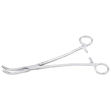 MILTEX Z-Type Hysterectomy/Parametrium Forceps, 12" (30.5cm), Curved, Flared Shanks. MFID: 30-1910