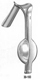 MILTEX AUVARD Weighted Vaginal Speculum, 9" (22.9 cm), 2.5 lbs. (1136 g), blade at acute angle (45 deg). MFID: 30-193