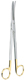 MILTEX Z-Type Hysterectomy/Parametrium Scissors, 10-1/2" (26.7cm) Slight Curve, Carb-N-Sert Blades. MFID: 30-2105TC