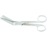 MILTEX BRAUN Episiotomy Scissors, 5-1/2", angled on side, guarded lower blade. MFID: 30-2190