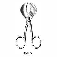 MILTEX Umbilical Scissors, 4-1/8" (10.5 cm), American pattern. MFID: 30-2575