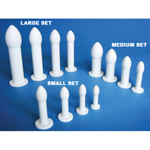 MILTEX Silicone Vaginal Dilator Set, Medium Set (4 Medium Sizes). MFID: 30-3002