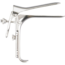 MILTEX PEDERSON Vaginal Speculum 5-1/4" (132mm), narrow, medium size blades, 4-3/8" (111mm) x 1" (24mm). MFID: 30-55