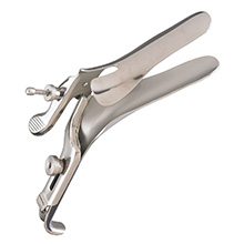 MILTEX Pederson Vaginal Speculum, Open Sided, 4-1/8" (106mm) x 7/8" (22mm). MFID: 30-63