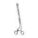 MILTEX CHERON Uterine Dressing Forceps, 10-1/2" (26.7 cm), rings angled sideways, serrated jaws 8 X 25 mm. MFID: 30-835