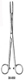 MILTEX MAIER Uterine Dressing Forceps, 10" (25.4 cm), straight, ratchet, serrated jaws 5 X 30 mm. MFID: 30-850