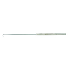 MILTEX EMMETT Uterine Tenaculum Hook, 9" (22.9 cm), style 4, half-curved, large. MFID: 30-954