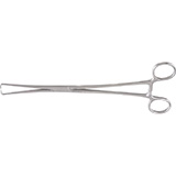 MILTEX Braun Tenaculum Forceps, 10" Straight/ Squared Jaw, Non-Overlapping Atraumatic Tips. MFID: 30-965ATR