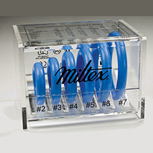 MILTEX PESSARY Fitting Set, Includes 6 Ring Pessaries (6 Sizes) and Size Reference Chart. MFID: 30-FS1000