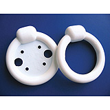 MILTEX PESSARY RING with Knob without Support, Size 2 (2-1/4"). MFID: 30-RK2