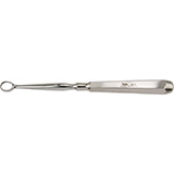 MILTEX PIFFARD DERMAL Curette, 6-1/2" (164mm), oval, size 4: 10.5mm x 11.1mm (8.1mm inside diameter). MFID: 33-11