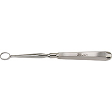 MILTEX PIFFARD DERMAL Curette, 6-1/2" (166mm), oval, 10.1mm diameter, size 5. MFID: 33-11A