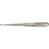 MILTEX Dermal Curette, 6-1/4" (160mm), oval spoon, size 0: 3.6mm x 5.6mm. MFID: 33-12