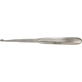MILTEX Dermal Curette, 6-1/4" (160mm), oval spoon, size 1: 4.3mm x 6.6mm. MFID: 33-13