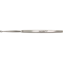 MILTEX PIFFARD DERMAL Curette, 5-5/8" (142mm), oval, size 0: 2mm x 2.9mm, narrow handle. MFID: 33-16-0